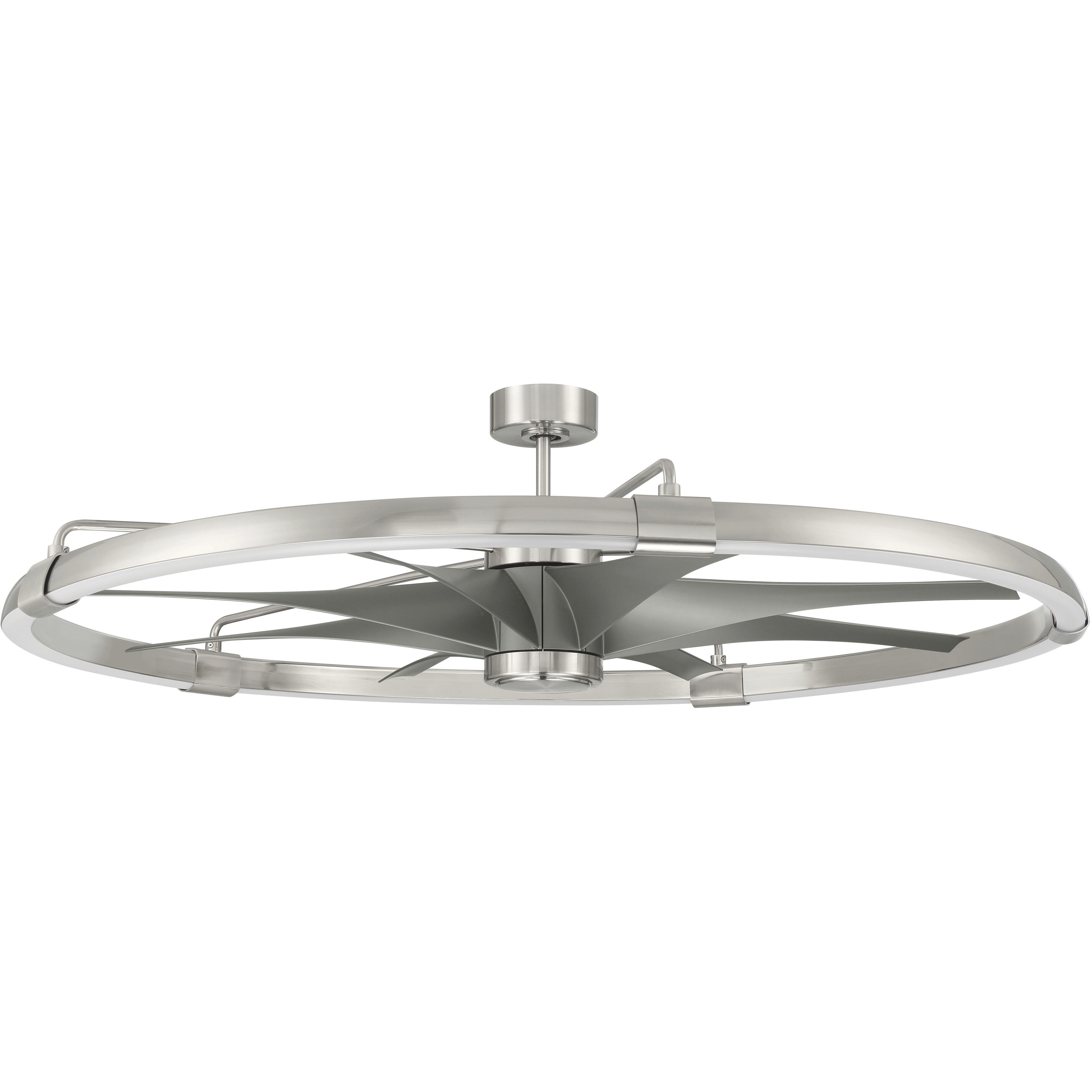 Craftmade AXL57BNK8 Axel 52 inch Brushed Polished Nickel with