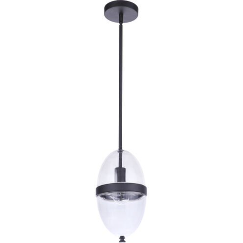 Sivo 1 Light 6.75 inch Midnight Outdoor Pendant