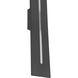 Profiled LED 23.5 inch Textured Black Outdoor Wall Lantern