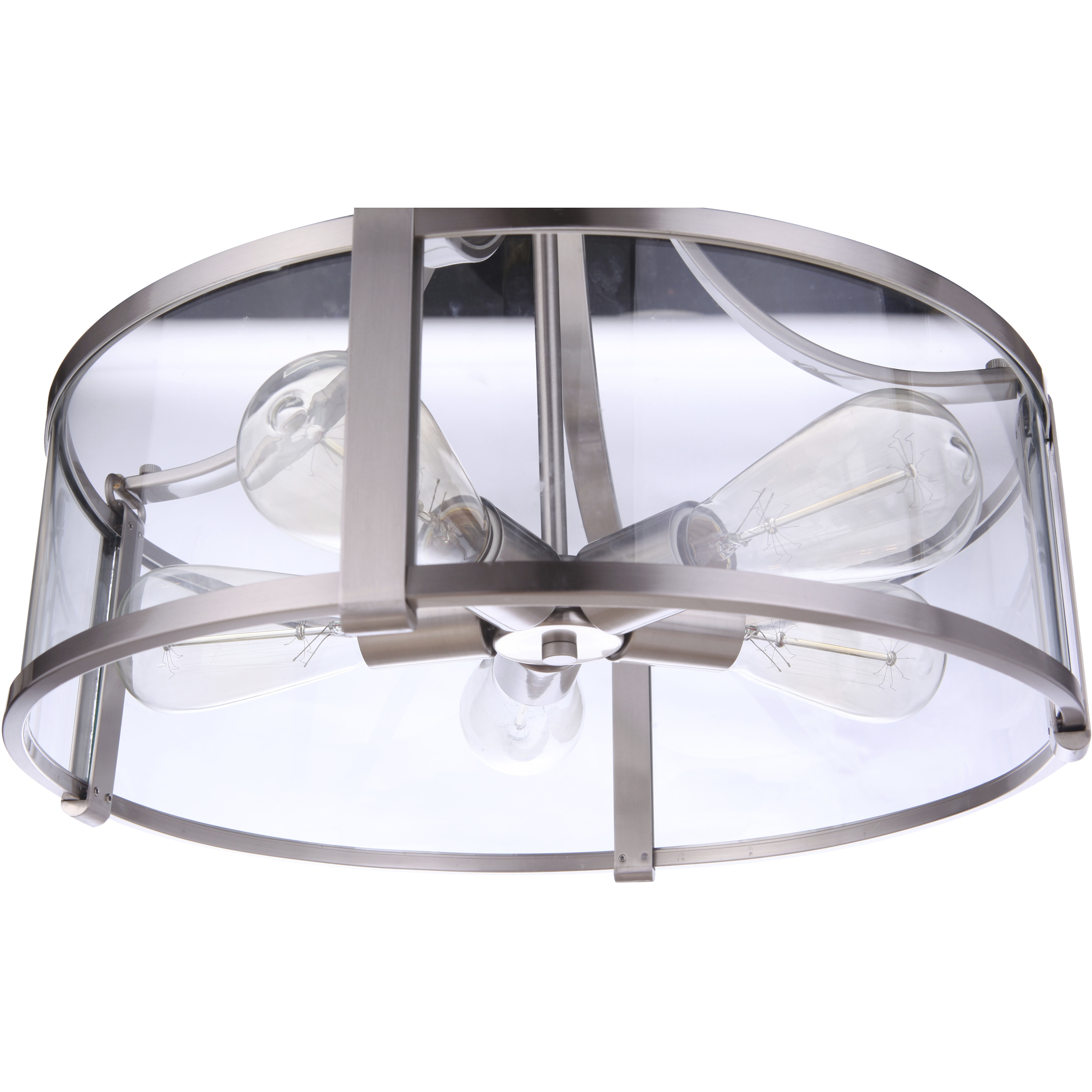 Elliot 5 Light 16 inch Brushed Polished Nickel Pendant Ceiling Light