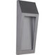 Wedge LED 18 inch Brushed Aluminum Outdoor Outdoor Wall Mount, Large