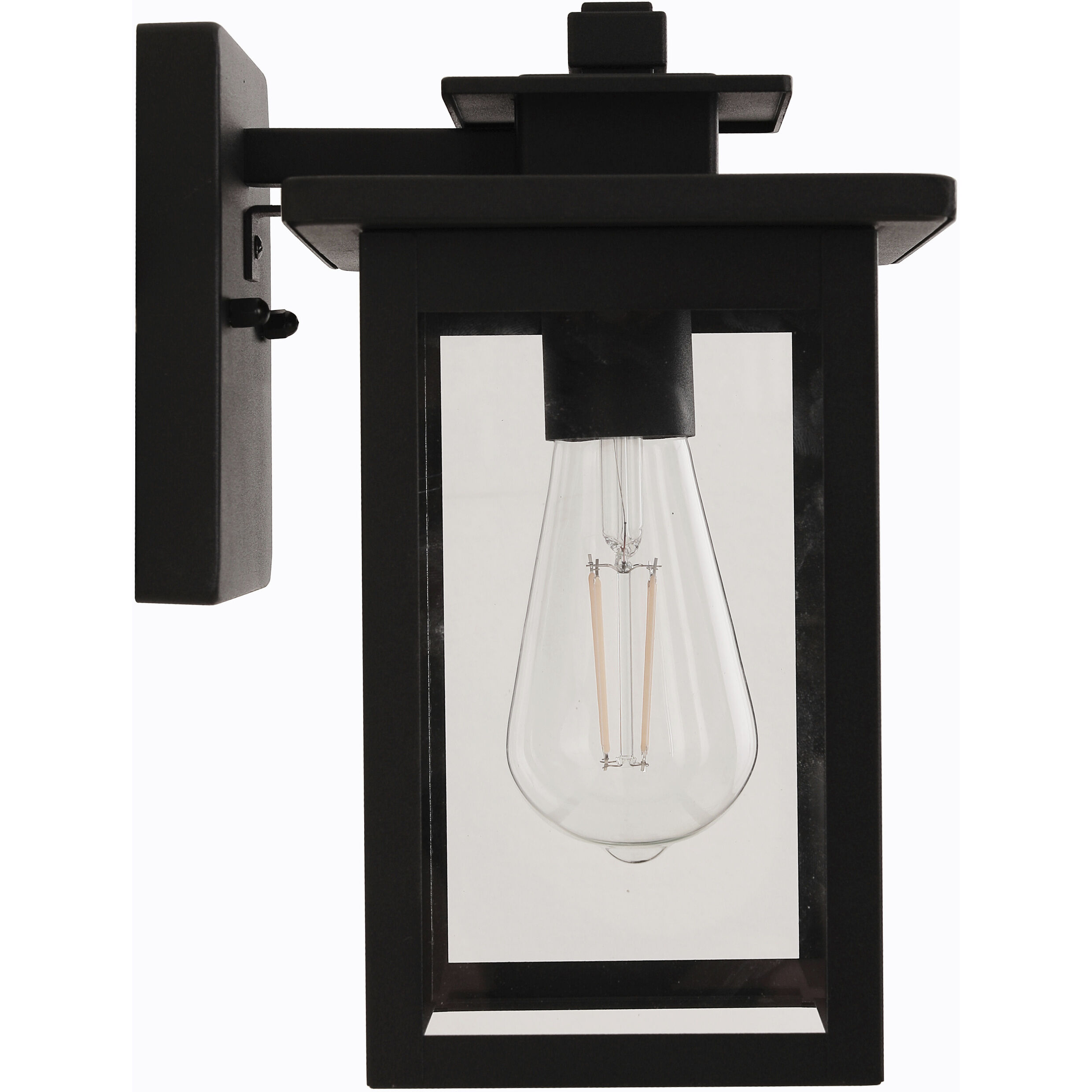 Rock Creek 1 Light 10.25 inch Textured Black Outdoor Wall Lantern