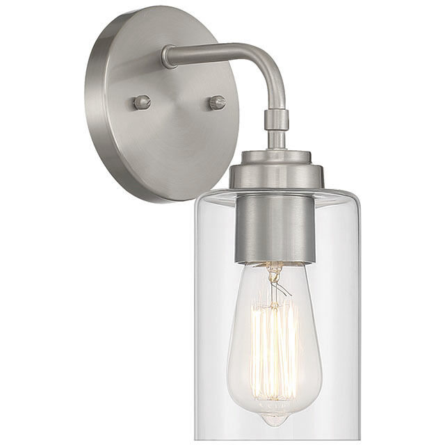 Stowe 1 Light 5 inch Brushed Polished Nickel Wall Sconce Wall Light