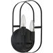 Mindful 2 Light 6 inch Flat Black Wall Sconce Wall Light