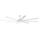 Rush 84 inch White Ceiling Fan (Blades Included)