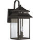 Crossbend 3 Light 20 inch Textured Black Outdoor Wall Mount in Textured Matte Black