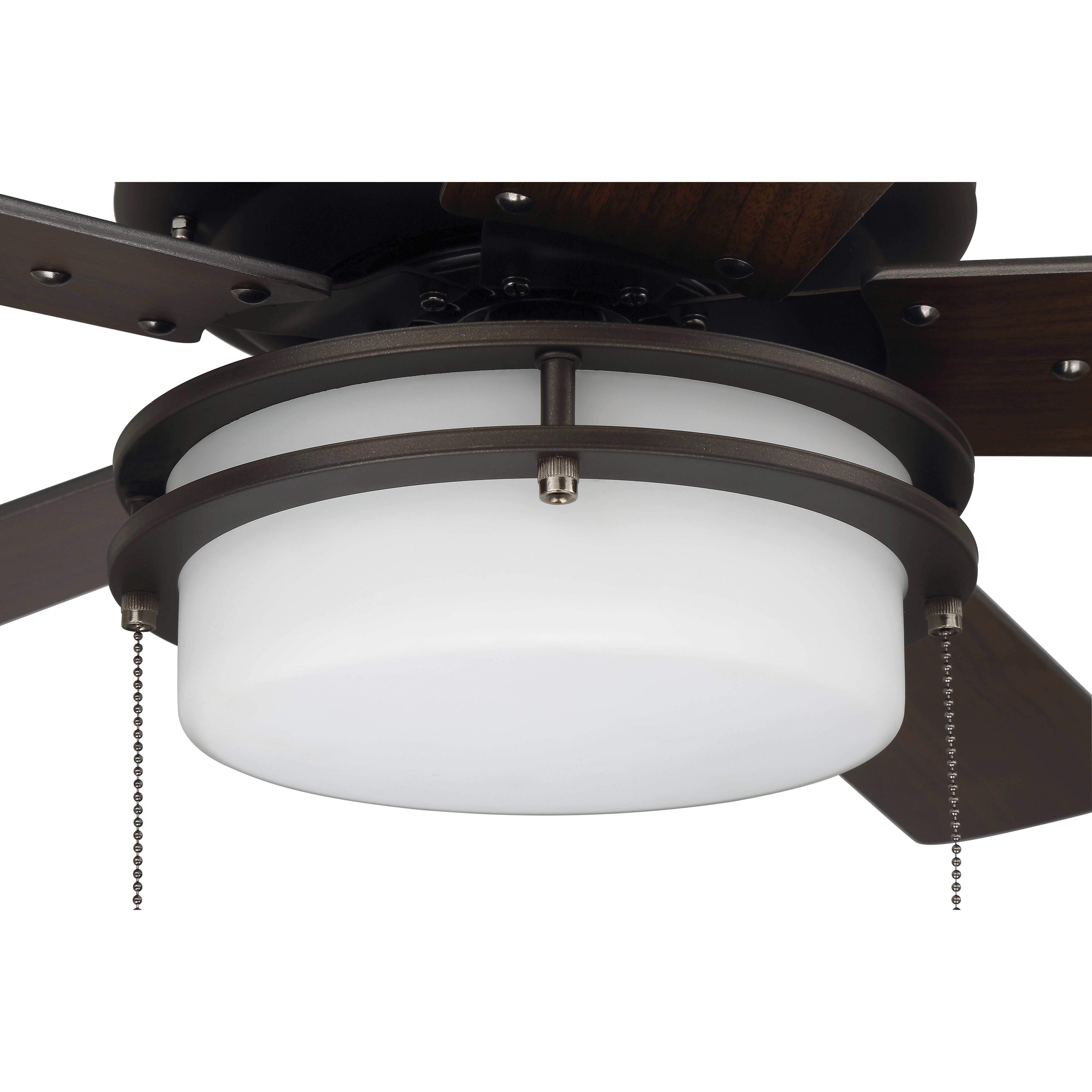 Stonegate 52 inch Espresso with Espresso/Walnut Blades Ceiling Fan