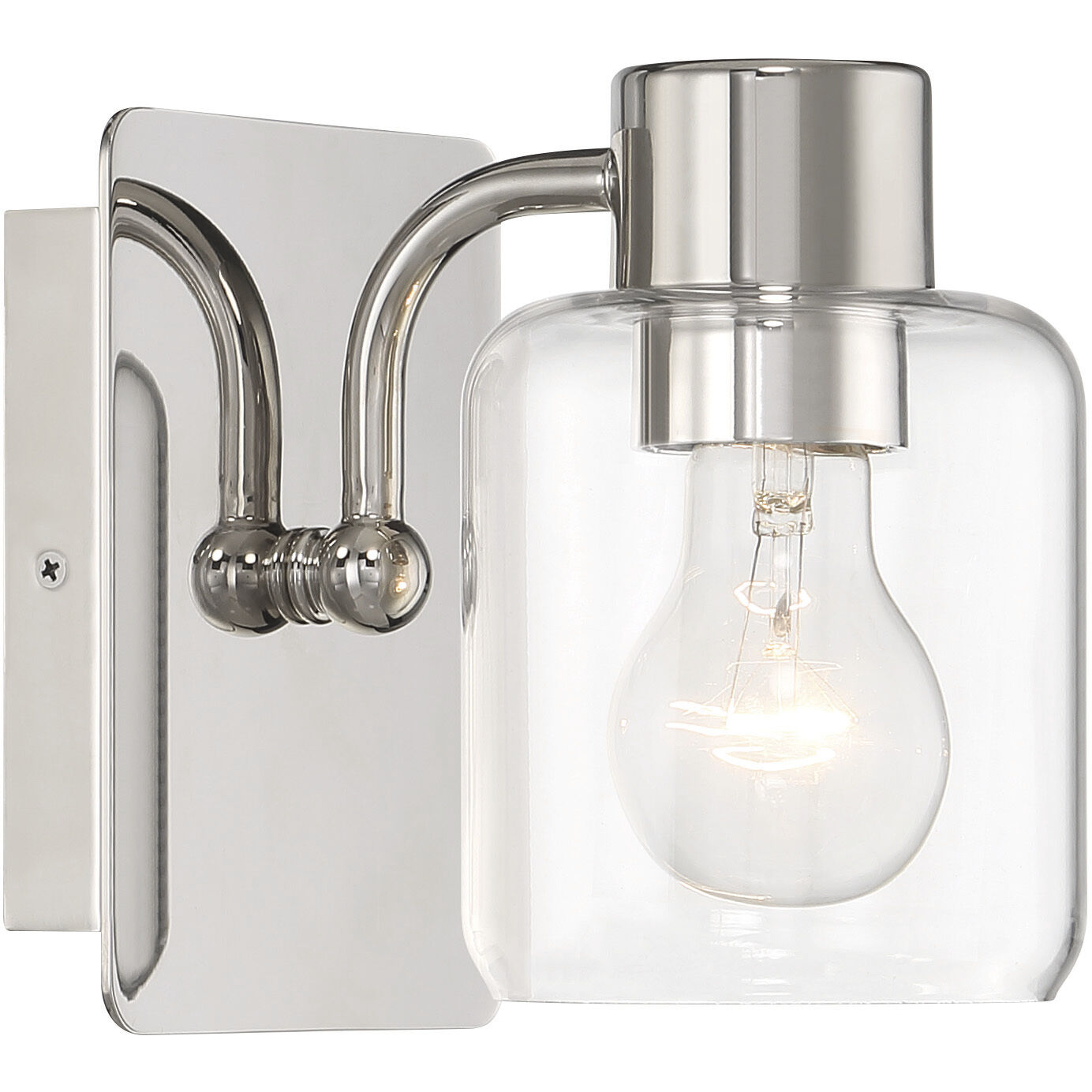 Rori 1 Light 5.25 inch Polished Nickel Wall Sconce Wall Light