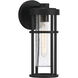 Encompass 1 Light 14 inch Midnight Outdoor Wall Mount, Small