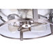 Elliot 3 Light 13 inch Brushed Polished Nickel Flushmount Ceiling Light