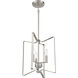Shayna 3 Light 13 inch Brushed Polished Nickel Foyer Light Ceiling Light
