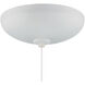 Elegance LED White Frost Fan Bowl Light Kit, Universal Mount