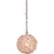Gallery Roxx 1 Light 12 inch Gilded Mini Pendant Ceiling Light, Gallery Collection