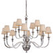 Gallery Deran 12 Light 39 inch Polished Nickel Chandelier Ceiling Light, Gallery Collection