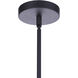 Sivo 1 Light 6.75 inch Midnight Outdoor Pendant