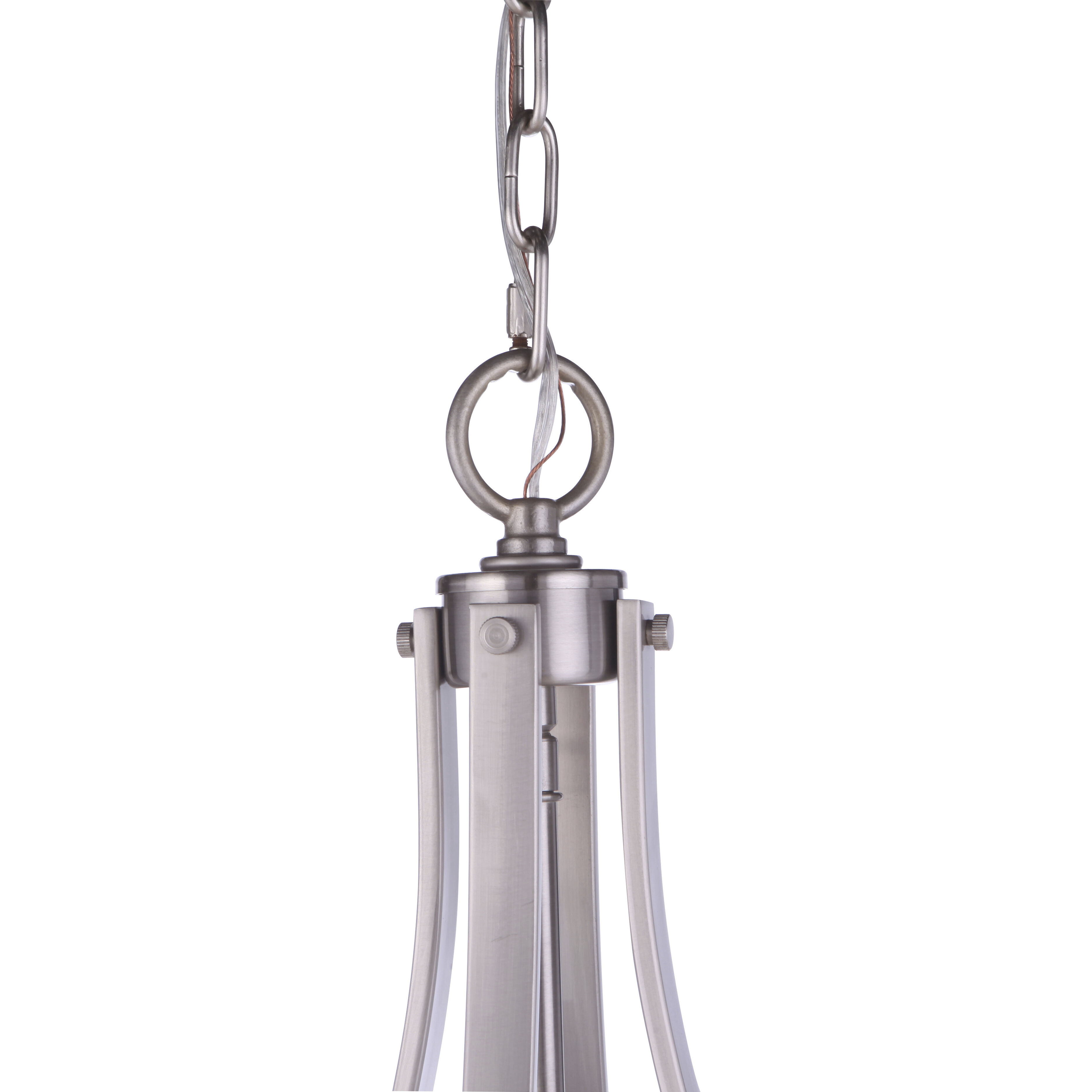Elliot 5 Light 16 inch Brushed Polished Nickel Pendant Ceiling Light