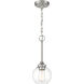 Glenda 1 Light 6 inch Brushed Polished Nickel Mini Pendant Ceiling Light