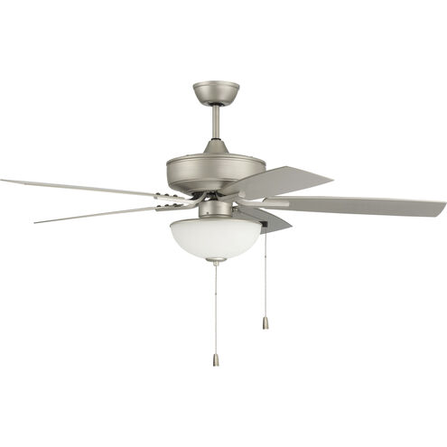 Pro Plus 211 52 inch Painted Nickel with Brushed Nickel Blades Outdoor Contractor Fan