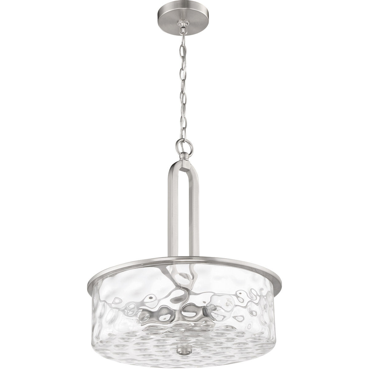Collins 3 Light 18 inch Brushed Polished Nickel Pendant Ceiling Light