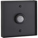 Recessed Mount Flat Black Lighted Push Button