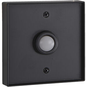 Recessed Mount Flat Black Lighted Push Button