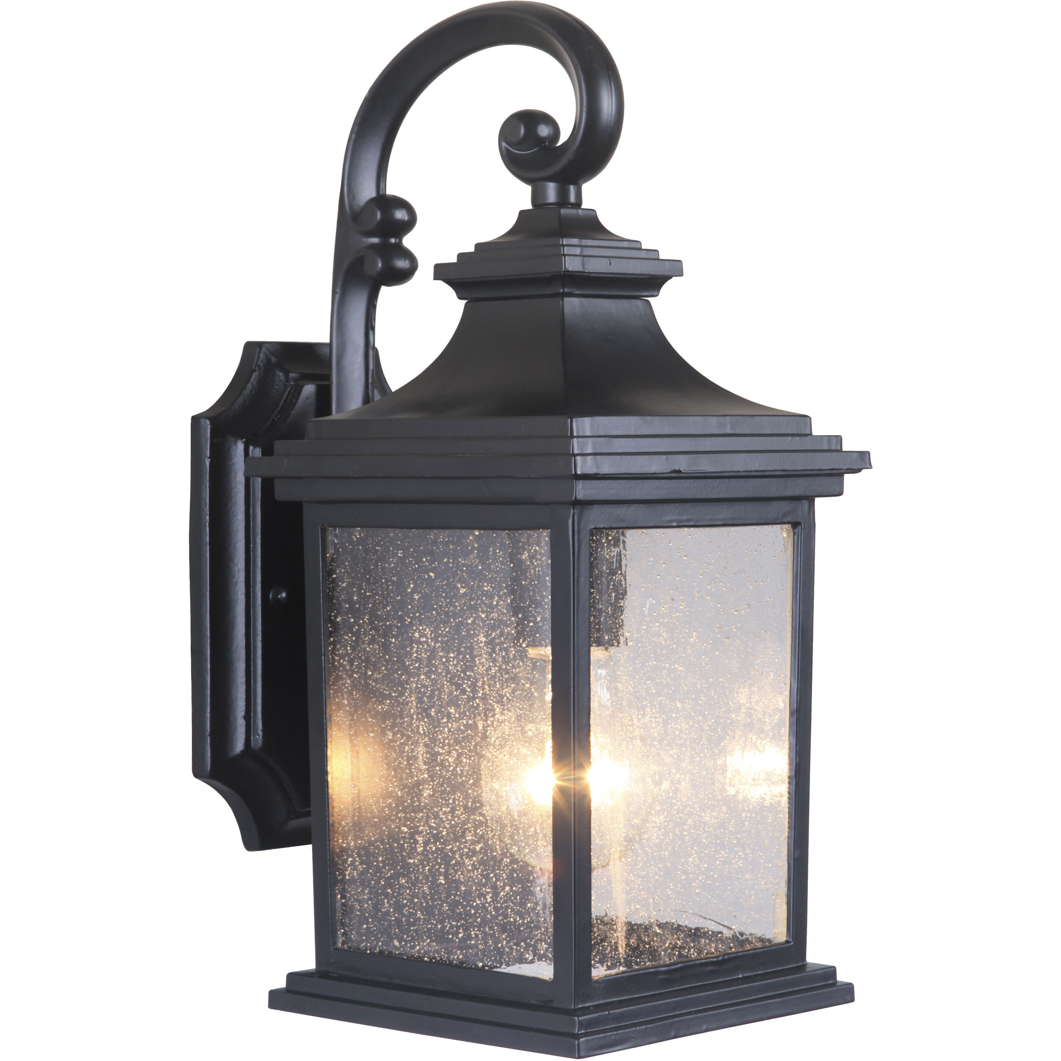 Gentry 1 Light 14 inch Midnight Outdoor Wall Mount, Small