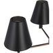 Blake 4 Light 24 inch Flat Black/Satin Brass Chandelier Ceiling Light