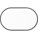 Rachel 40 X 24 inch Flat Black Framed LED Mirror, Edge Lit