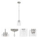Lyndsey 1 Light 5 inch Brushed Polished Nickel Mini Pendant Ceiling Light