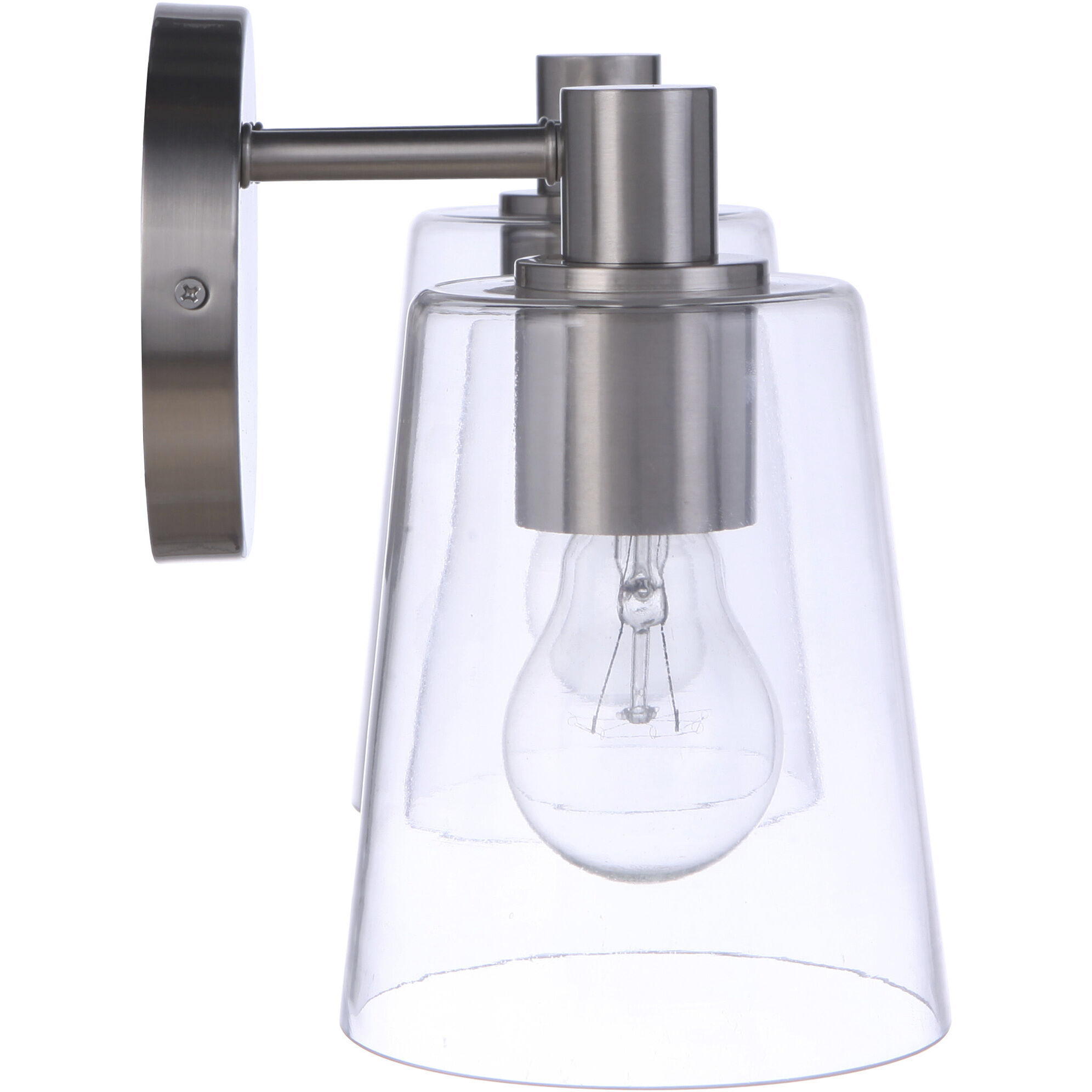 Emilio 2 Light 15 inch Brushed Polished Nickel Vanity Light Wall Light