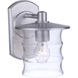 Canon Outdoor Wall Mount in Satin Aluminum, Small