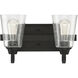 Neighborhood Grace 2 Light 14 inch Espresso Vanity Light Wall Light, Neighborhood Collection