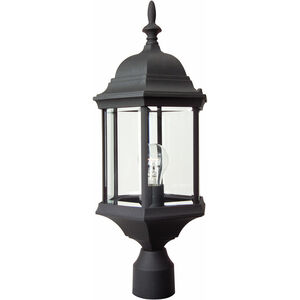 Hex Style 1 Light 9.50 inch Post Light & Accessory