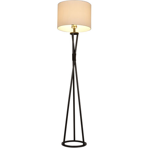 Bejamin 61.75 inch 100.00 watt Flat Black Floor Lamp Portable Light
