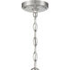 Glenda 3 Light 20 inch Brushed Polished Nickel Chandelier Ceiling Light