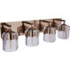 Andie 4 Light 28 inch Satin Brass Vanity Light Wall Light