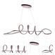 Pulse LED 11.75 inch Champagne Brass Pendant Ceiling Light