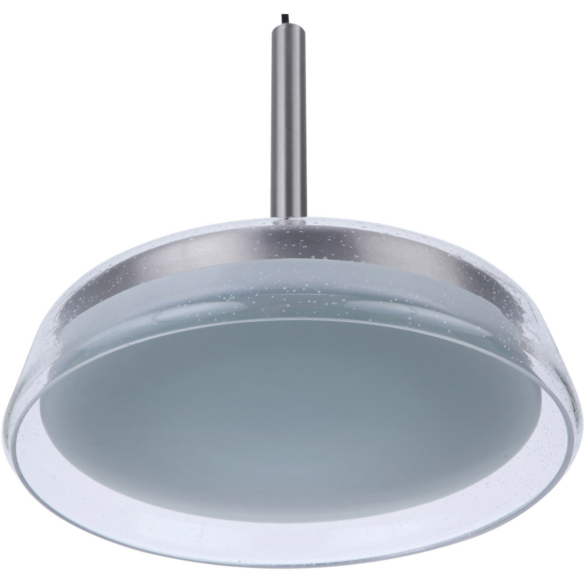 Centric LED 14 inch Brushed Polished Nickel Pendant Ceiling Light
