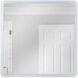 Chassis 36 X 36 inch White Illuminated Mirror Home Decor