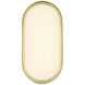 Melody LED 5 inch Satin Brass ADA Wall Sconce Wall Light