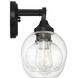 Glenda 2 Light 15 inch Flat Black Vanity Light Wall Light