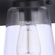 Elsa 3 Light 22.5 inch Flat Black Vanity Light Wall Light