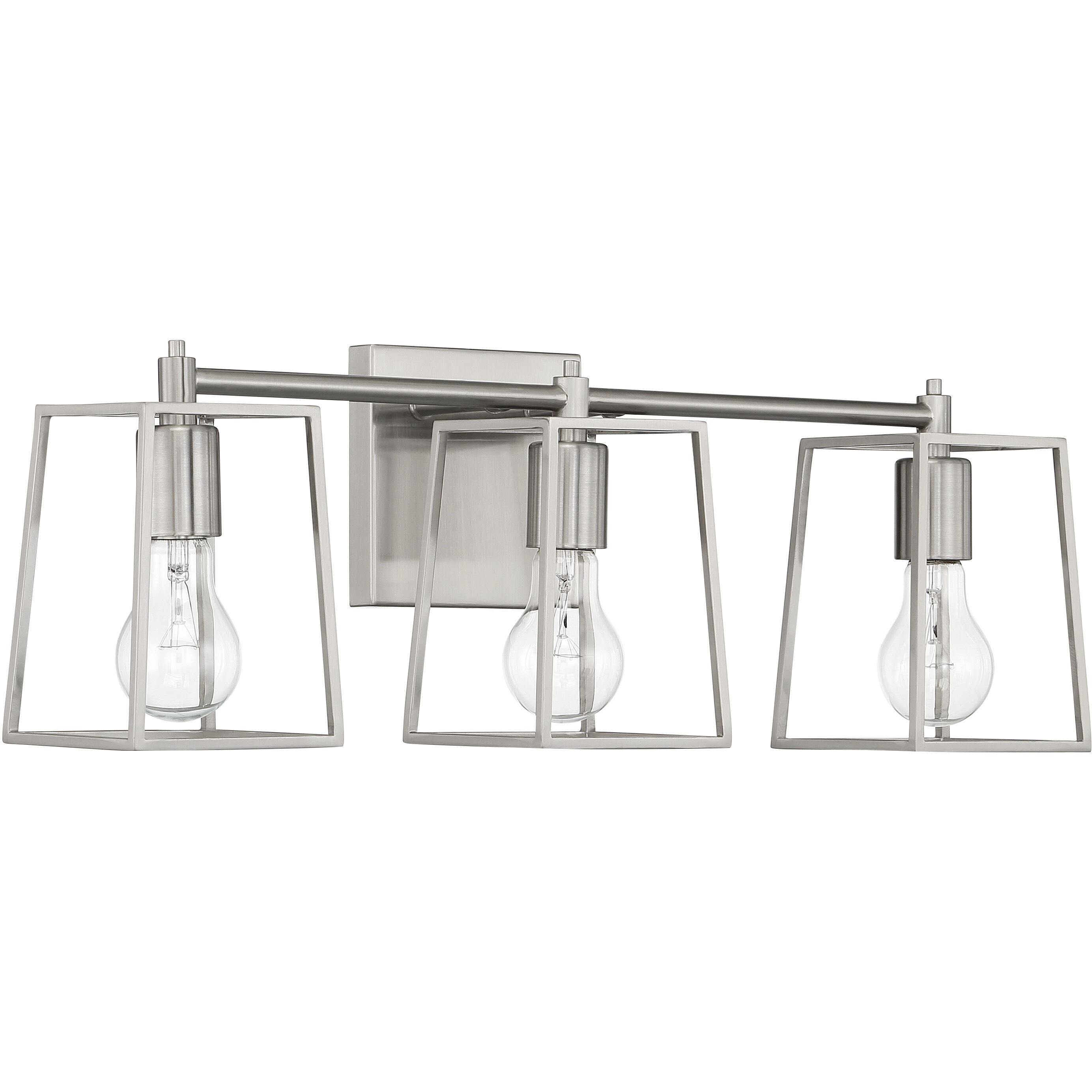 Dunn 3 Light 23 inch Brushed Polished Nickel Vanity Light Wall Light