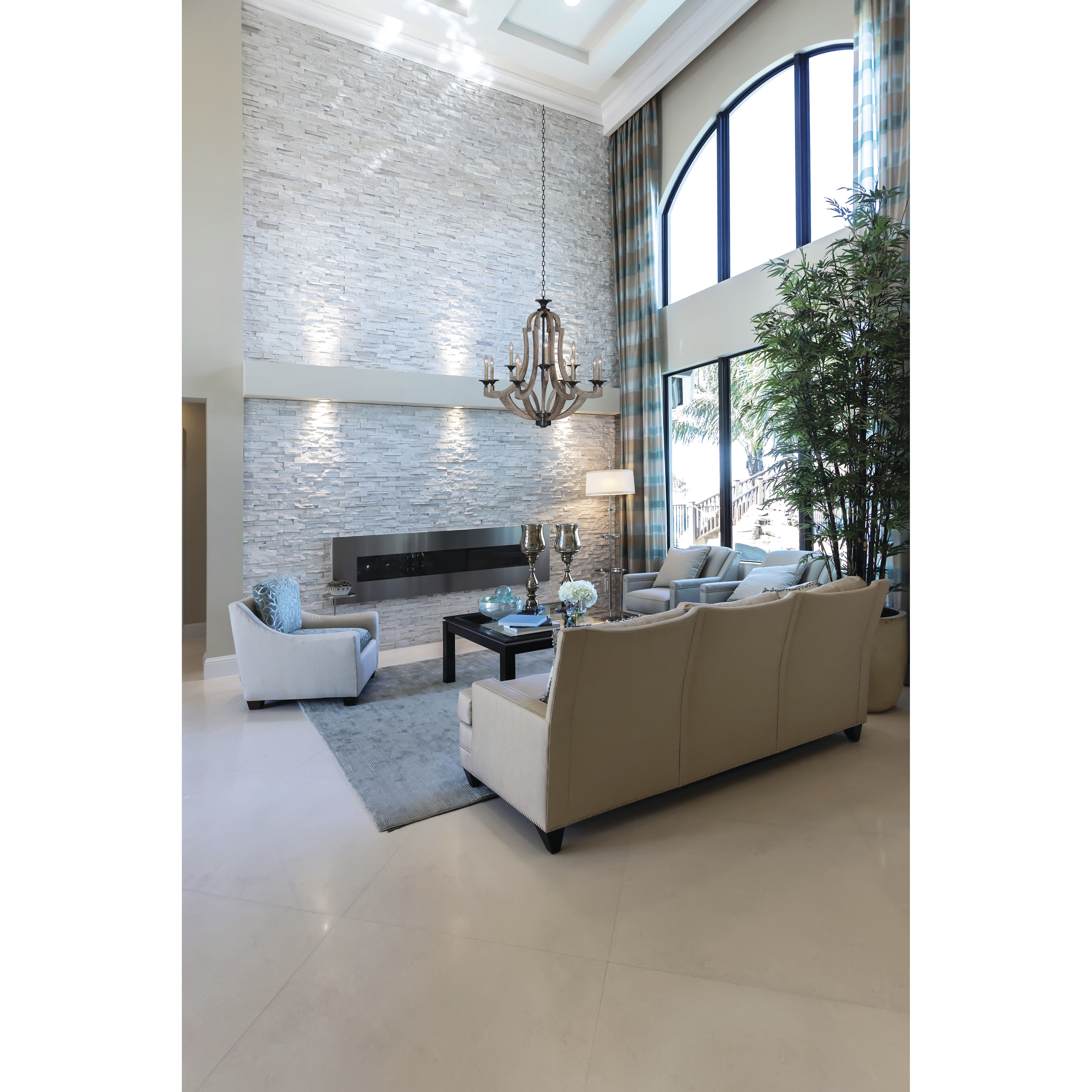 Winton 12 Light 36 inch Weathered Pine Chandelier Ceiling Light