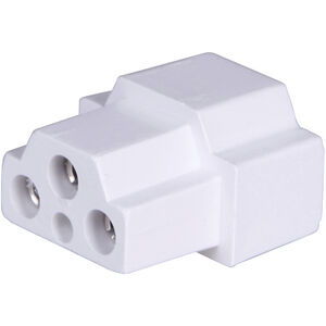 Under Cabinet White End-To-End Connector