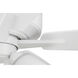 Super Pro 114 60 inch White with White/Washed Oak Blades Contractor Ceiling Fan