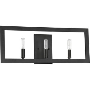 Portrait 3 Light 23.25 inch Espresso Vanity Light Wall Light