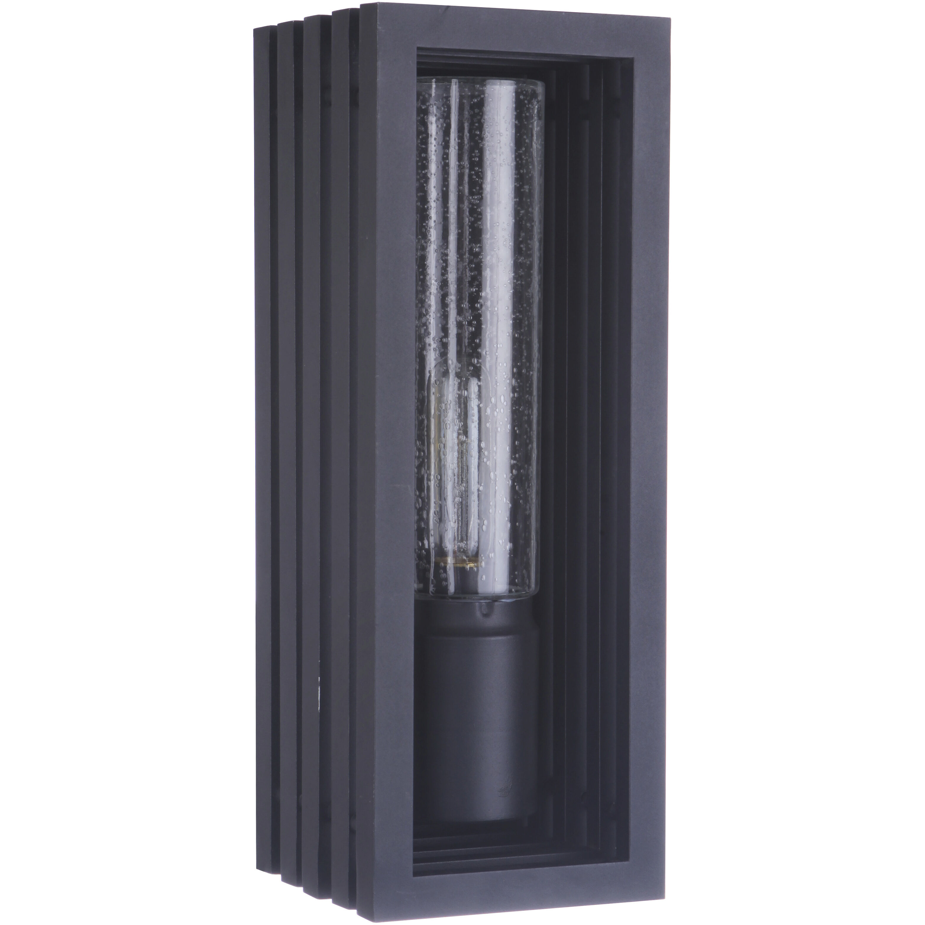 Carmel 1 Light 17 inch Textured Black Outdoor Wall Mount