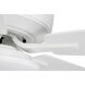 Pro Plus 112 52 inch White with White/Washed Oak Blades Contractor Ceiling Fan, Slim