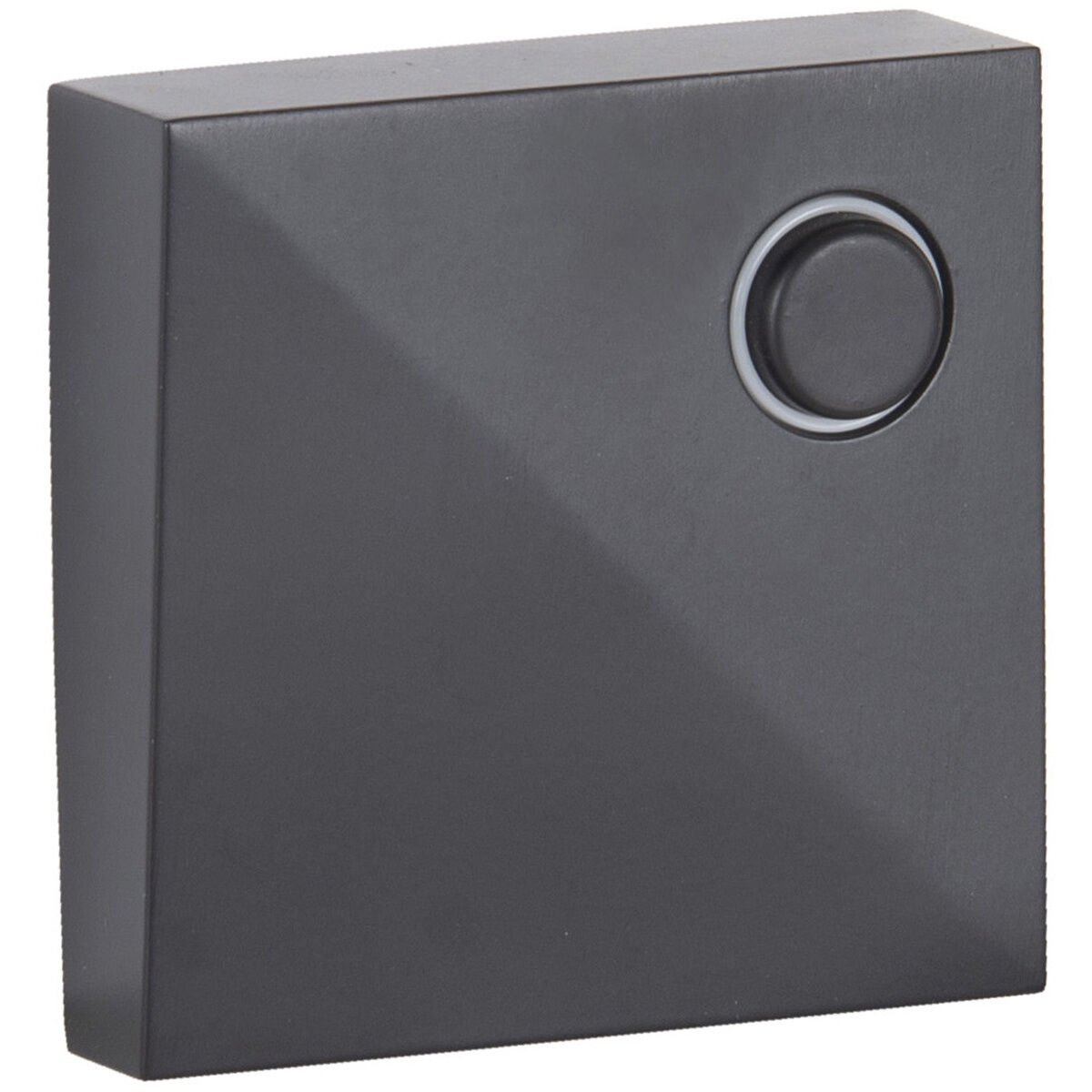 Surface Mount Flat Black Lighted Push Button